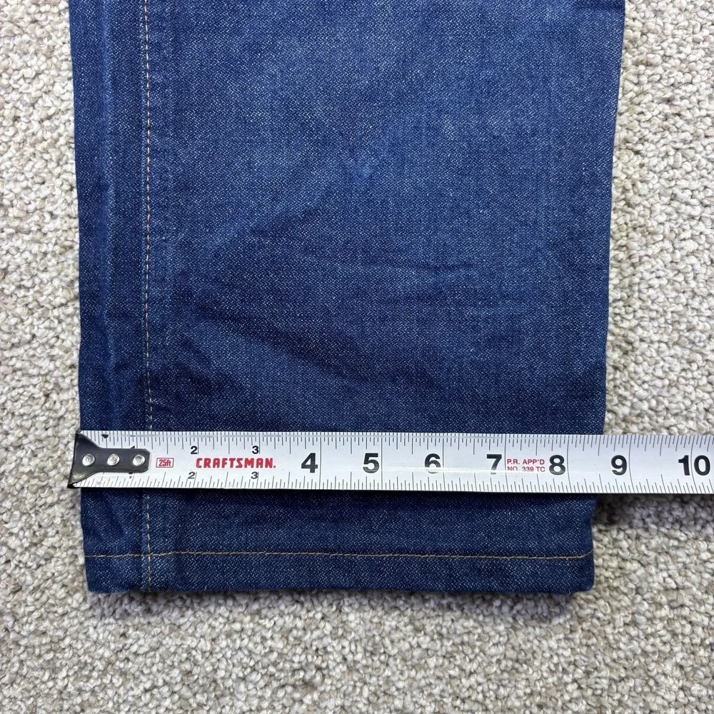 Wrangler Cowboy Cut 13MWZ Jeans Mens 38x31 Blue Dark Wash Classic Bootcut Denim